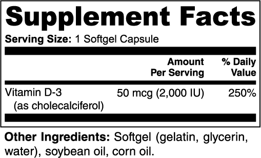 Vitamin D3 (Daily)