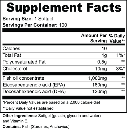 Omega 3 (Essential Fats)